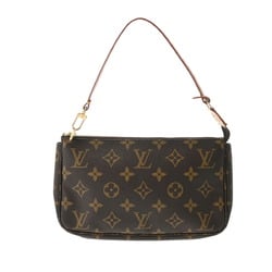 LOUIS VUITTON Louis Vuitton Monogram Pochette Accessoires Brown M51980 Women's Canvas Pouch