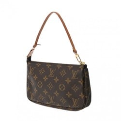 LOUIS VUITTON Louis Vuitton Monogram Pochette Accessoires Brown M51980 Women's Canvas Pouch