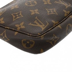 LOUIS VUITTON Louis Vuitton Monogram Pochette Accessoires Brown M51980 Women's Canvas Pouch