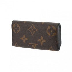 LOUIS VUITTON Louis Vuitton Monogram 4-Key Case Limited Edition Blue M82923 Unisex Leather Key