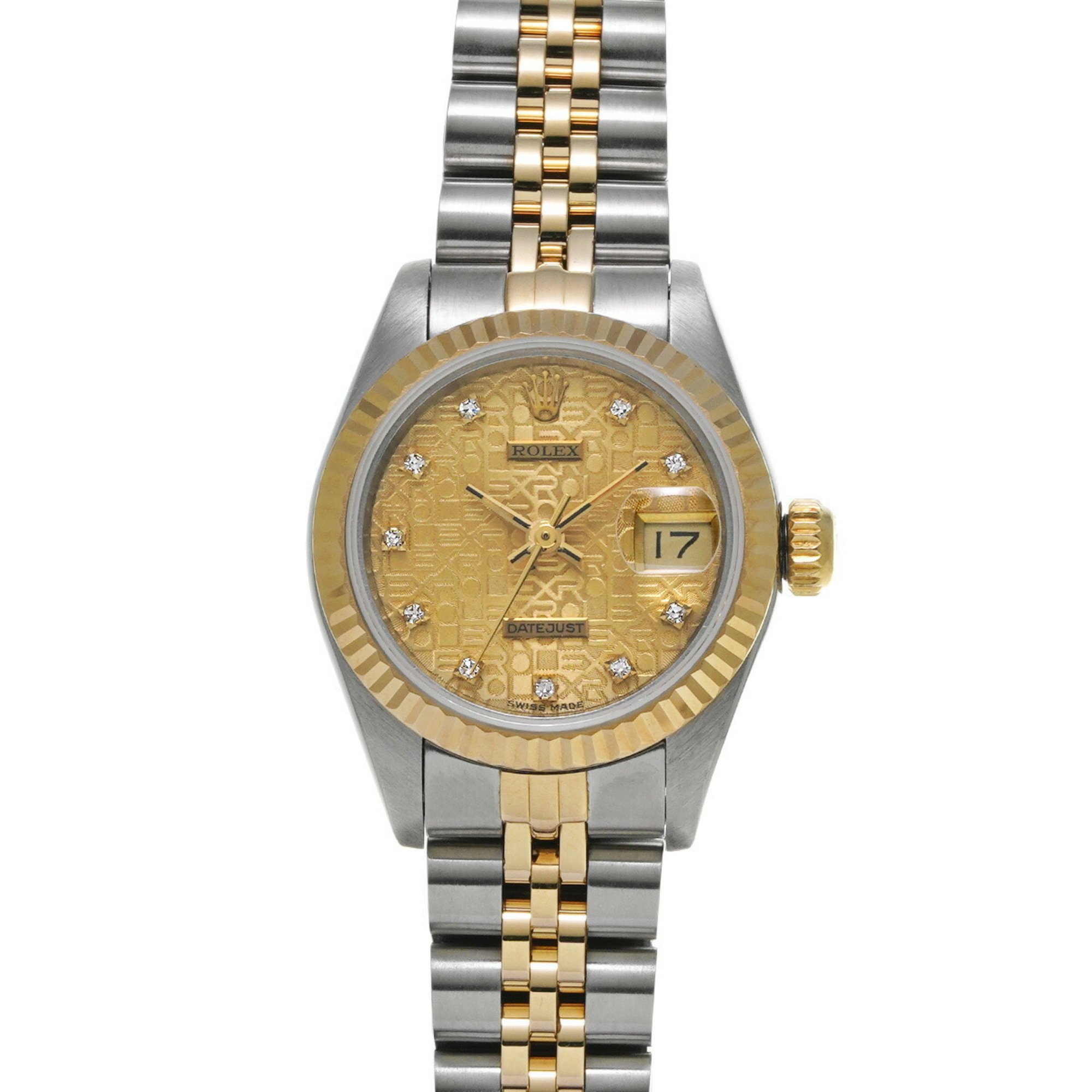 ROLEX Rolex Datejust 10P Diamond 69173G Ladies Watch Automatic