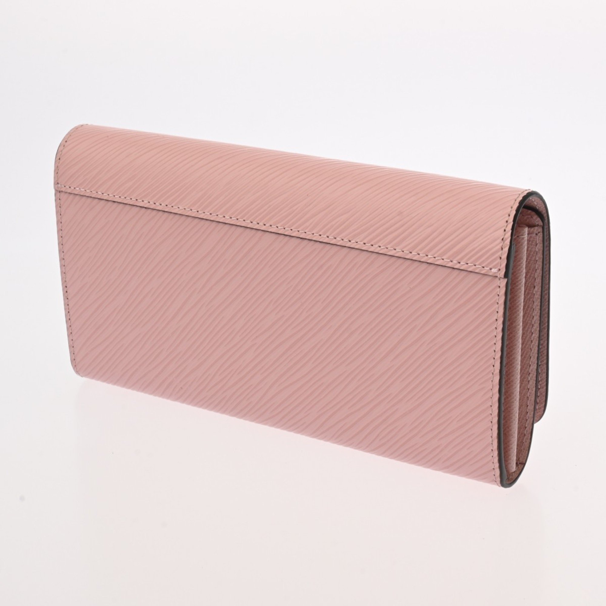 LOUIS VUITTON Epi Portefeuille Twist Rose Ballerine M61178 Women's Leather Long Wallet