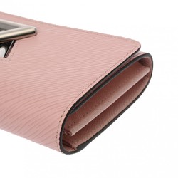 LOUIS VUITTON Epi Portefeuille Twist Rose Ballerine M61178 Women's Leather Long Wallet