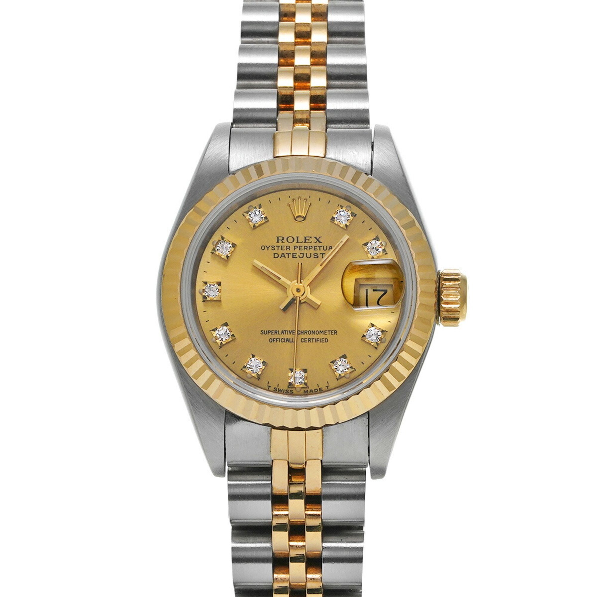 ROLEX Rolex Datejust 10P Diamond 69173G Ladies Watch Automatic