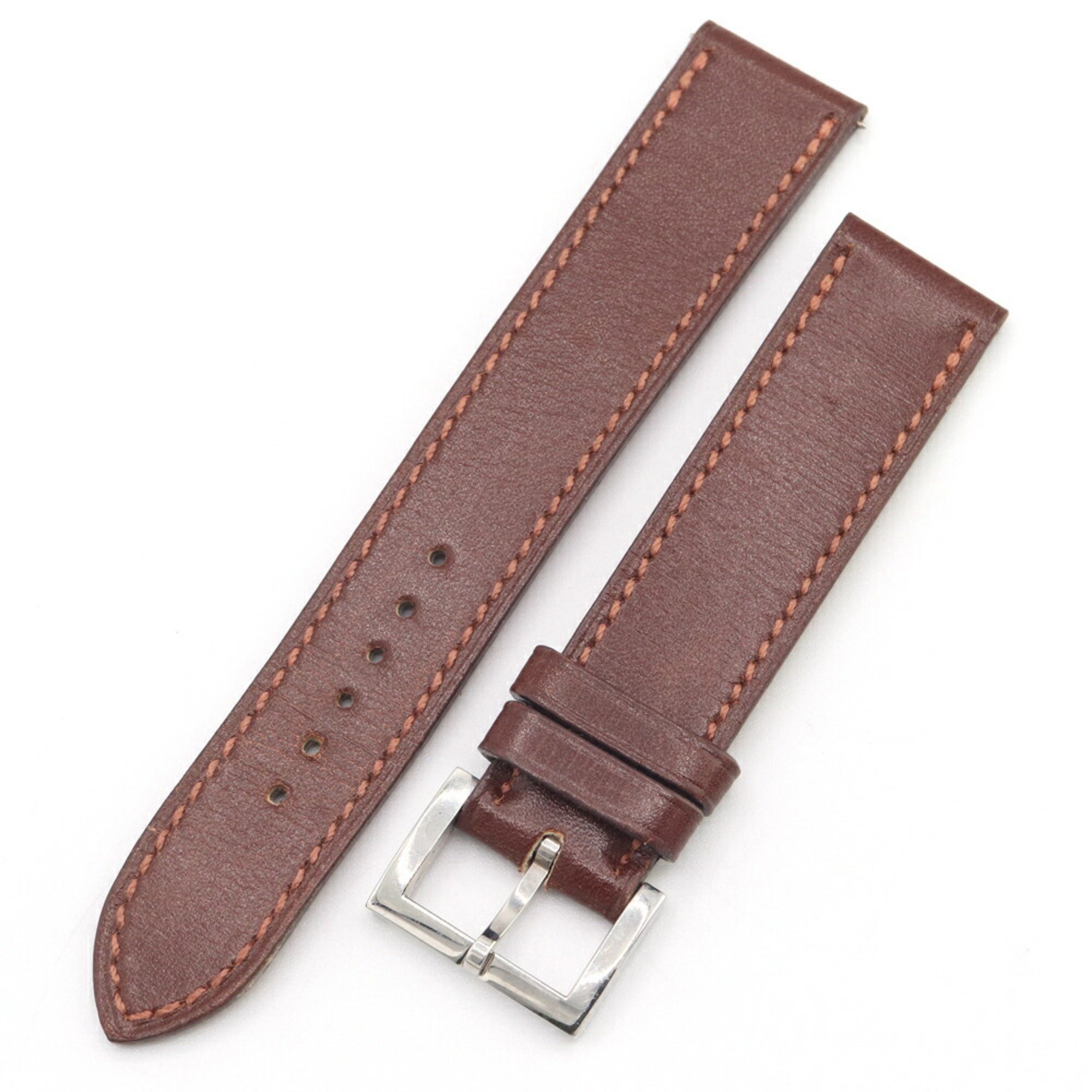 Hermes Replacement Strap, 17mm Width, Dark Brown, Box Calf, C Stamp, Manufactured in 1999, Women's Watch, HERMES