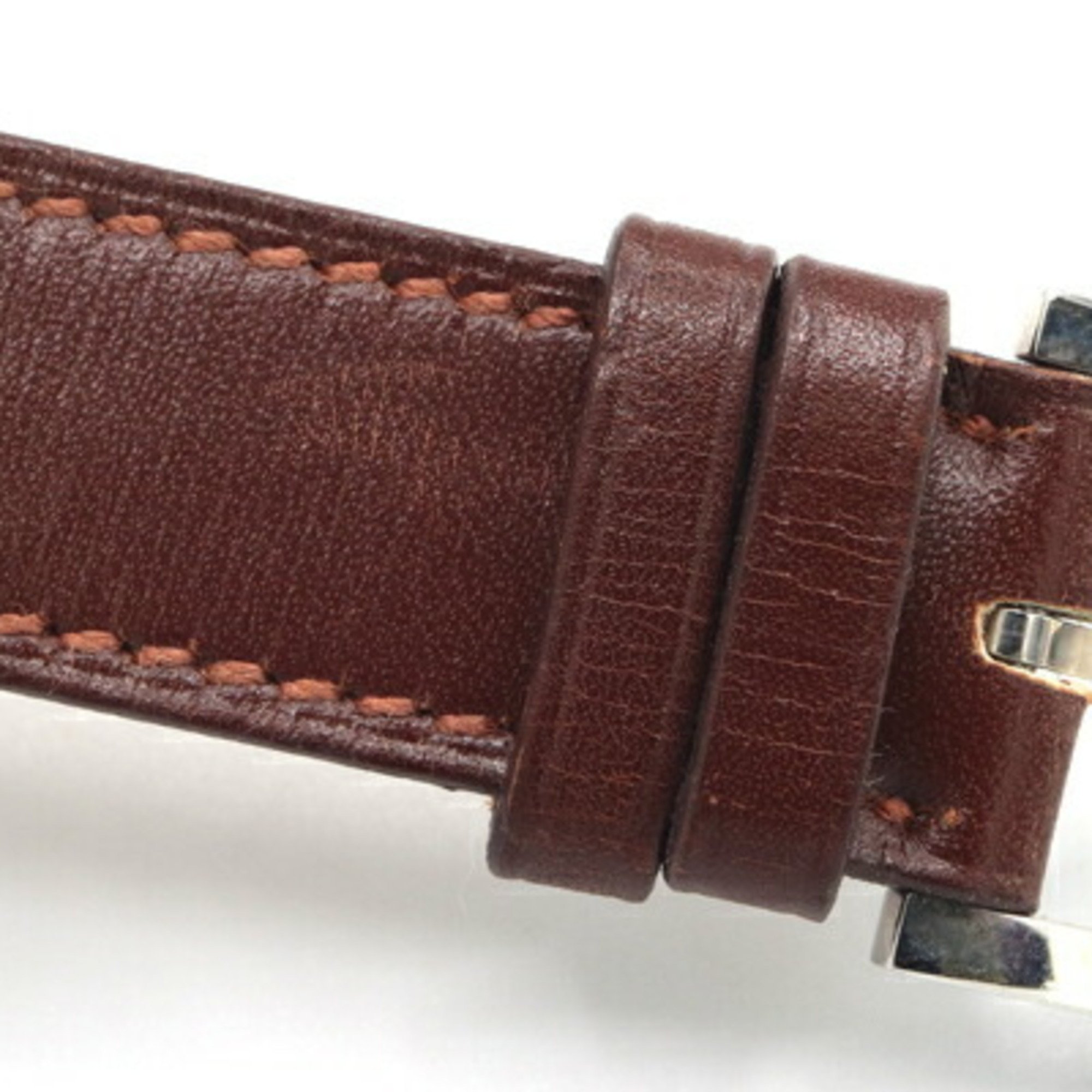 Hermes Replacement Strap, 17mm Width, Dark Brown, Box Calf, C Stamp, Manufactured in 1999, Women's Watch, HERMES