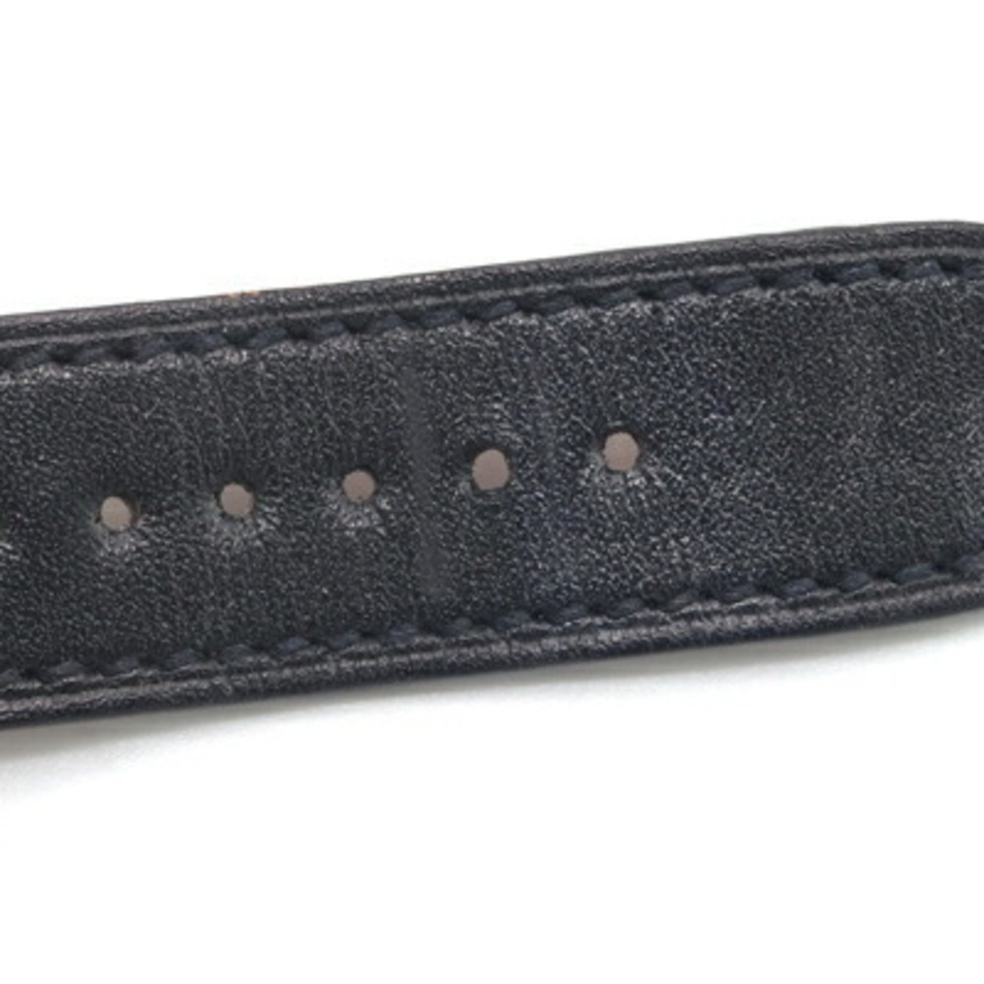 Hermes Replacement Strap, 17mm Width, Black Box Calf, D Stamp, Manufactured in 2000, Women's Watch, HERMES