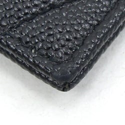 YSL SAINT LAURENT Card Case 423291 Black Leather Pass Women's Quilted