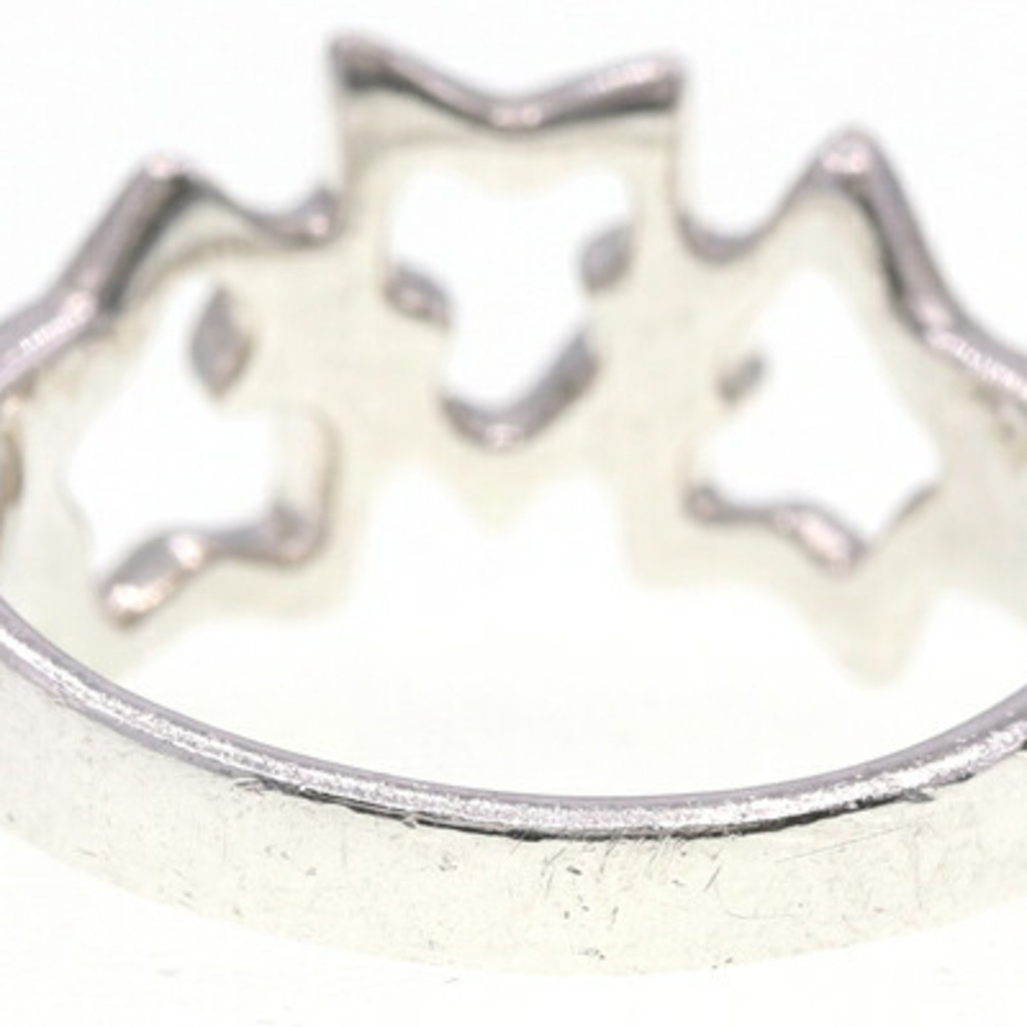 Tiffany & Co. Three Star Ring, Sterling Silver 925, Size 9.5, Star, Women's TIFFANY