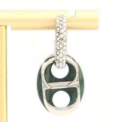 Christian Dior Dior Single Earring CD Green Stone Metal Earrings for Women DIOR