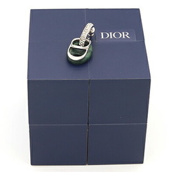 Christian Dior Dior Single Earring CD Green Stone Metal Earrings for Women DIOR