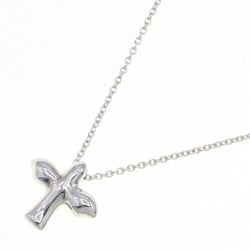 Tiffany Necklace Elsa Peretti Bird Cross SV Sterling Silver 925 Women's Pigeon TIFFANY & Co.