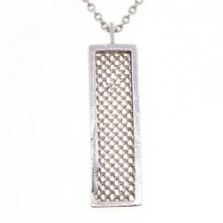 Tiffany Necklace Somerset Square SV Sterling Silver 925 Women's Mesh Pendant TIFFANY & Co.