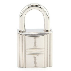 Hermes Padlock, Silver Metal, Key, Women's, Men's, Unisex, HERMES