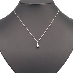 Tiffany Necklace Elsa Peretti Teardrop Pendant SV Sterling Silver 925 Choker Women's TIFFANY & CO