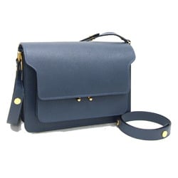 MARNI Shoulder Bag Trunk SBMPN09N01LV520 Navy Leather Women's