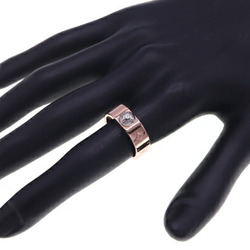 Louis Vuitton Ring Berg Nanogram M00213 Pink Gold Metal S Size LV Women's LOUIS VUITTON