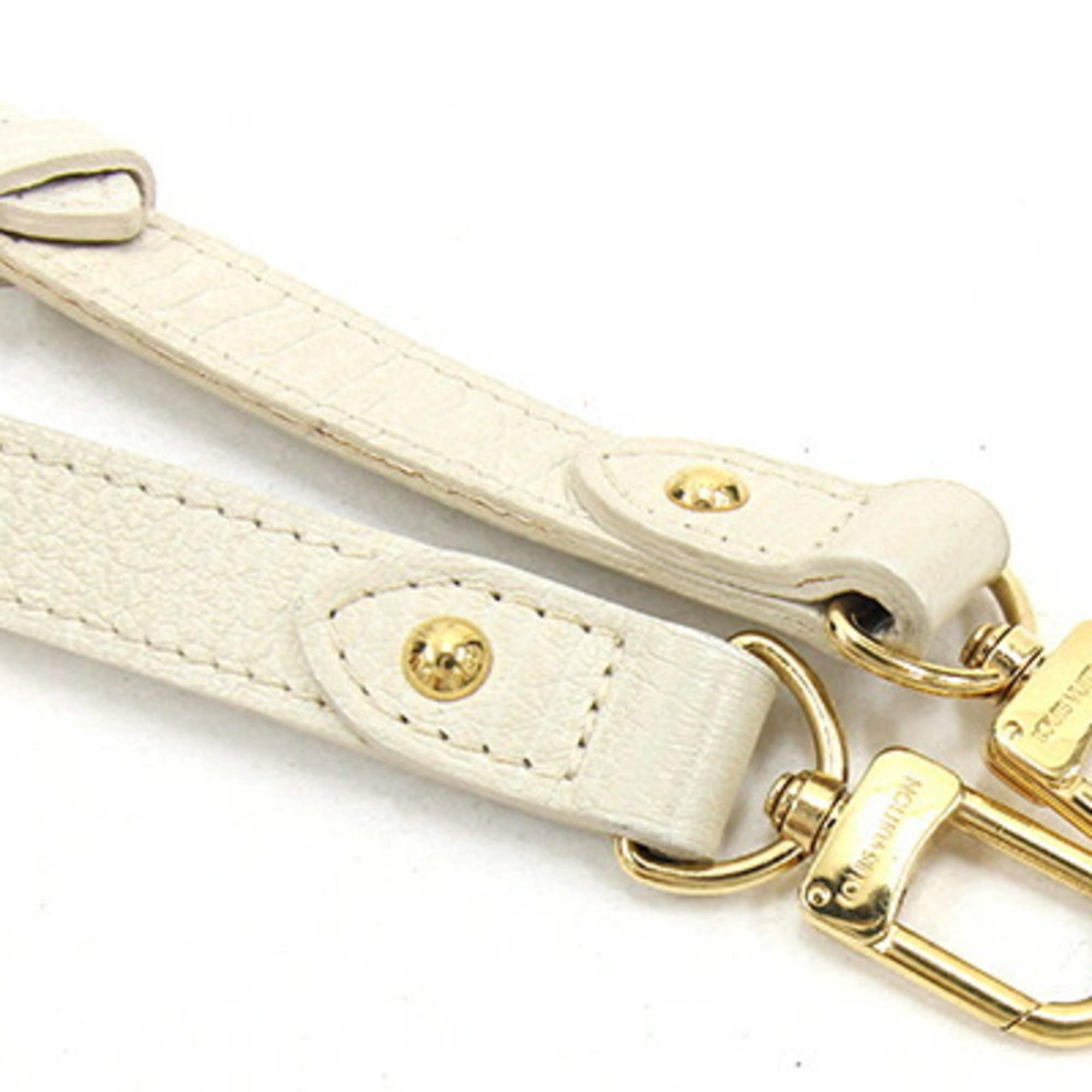 Louis Vuitton Shoulder Strap Suhali Line Blanc Leather Bag for Women LOUIS VUITTON