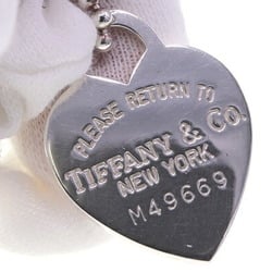 Tiffany Necklace Return to Heart Tag SV Sterling Silver 925 Pendant Choker Long Ball Chain Women's TIFFANY&CO