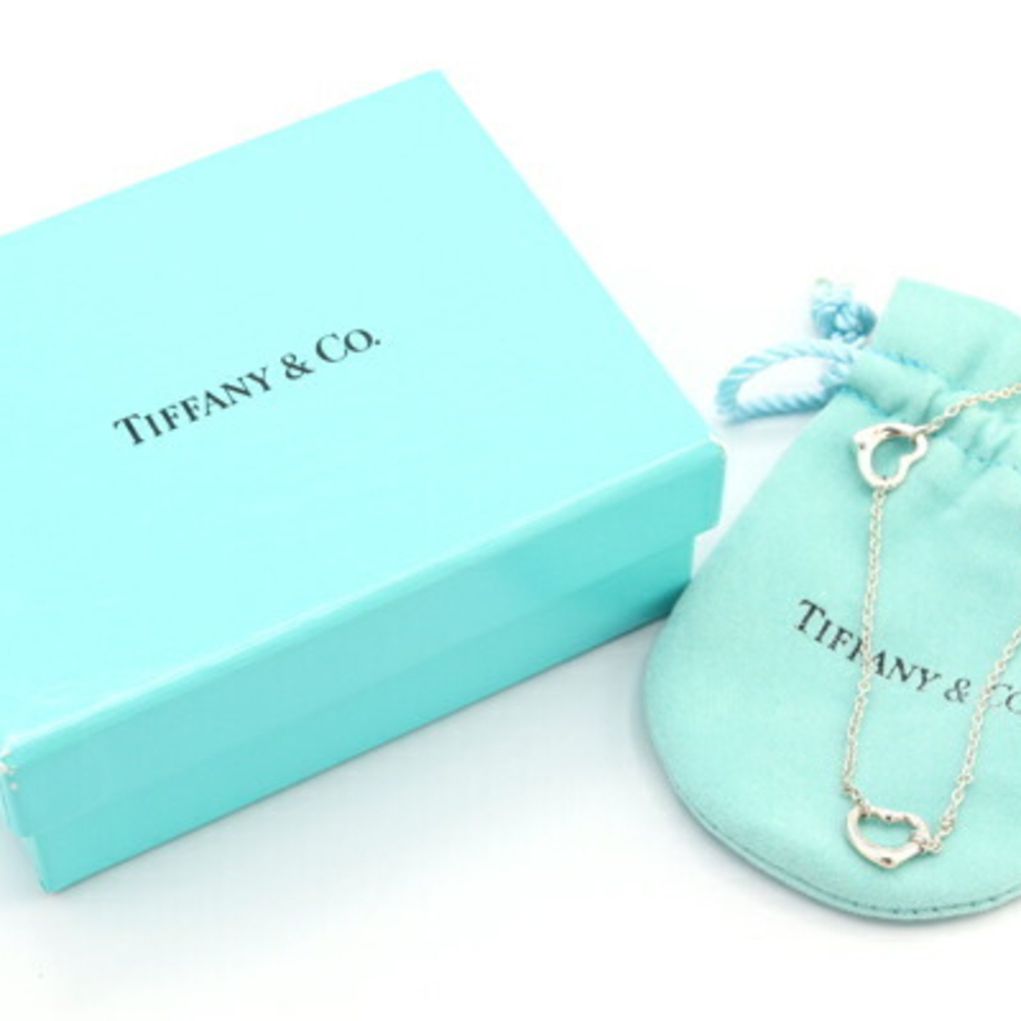 Tiffany Bracelet Three Hearts SV Sterling Silver 925 Accessory Heart Women's TIFFANY & Co.