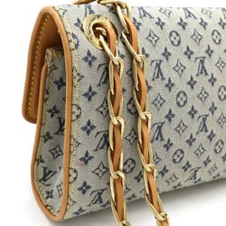 LOUIS VUITTON Louis Vuitton Monogram Camille Chain Bag Double Shoulder Canvas Blue M92002