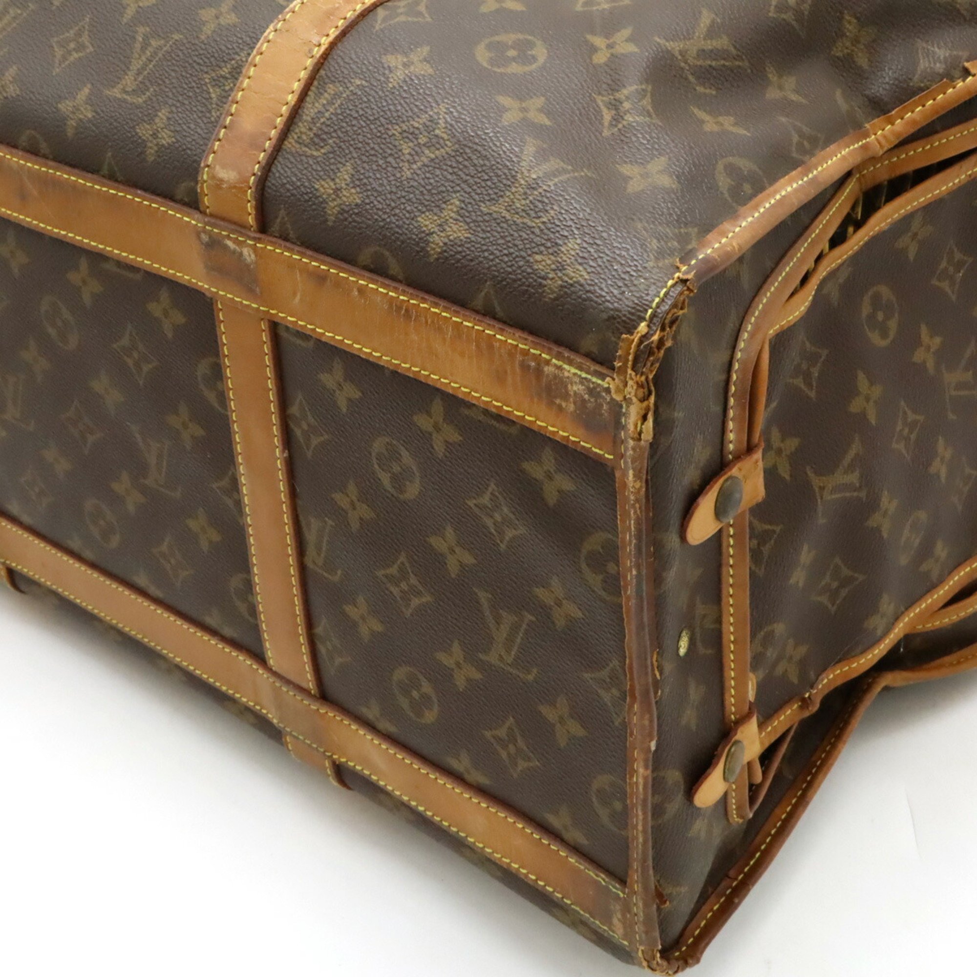 LOUIS VUITTON Louis Vuitton Monogram Sac Siyan 50 Medium Dog Carrier Pet Bag Boston M42021