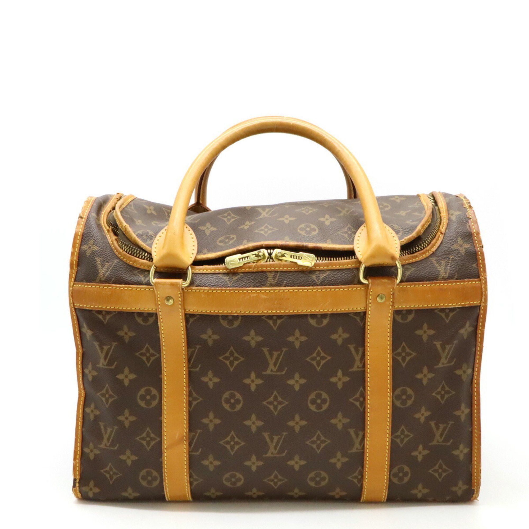 LOUIS VUITTON Louis Vuitton Monogram Sac Siyan 40 Small Dog Carrier Bag Pet Boston M42024