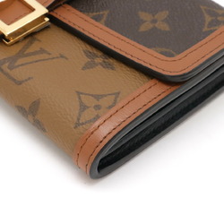 LOUIS VUITTON Louis Vuitton Monogram Reverse Portefeuille Sarah Dauphine Bi-fold Wallet M46645