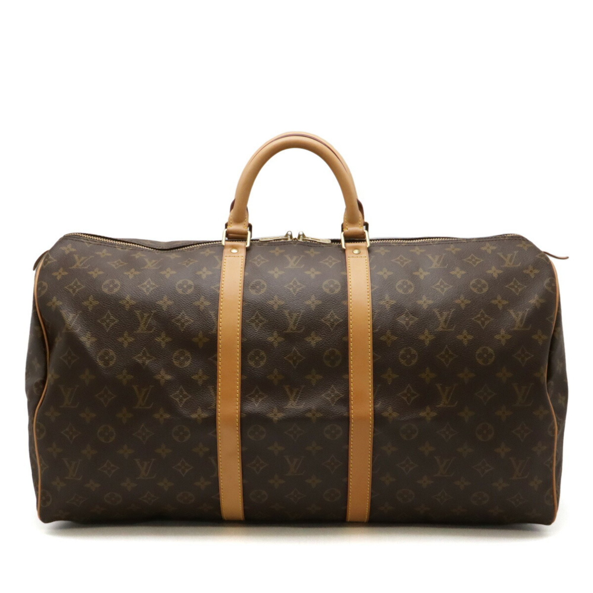 LOUIS VUITTON Louis Vuitton Monogram Keepall 55 Boston Bag Handbag Travel M41424