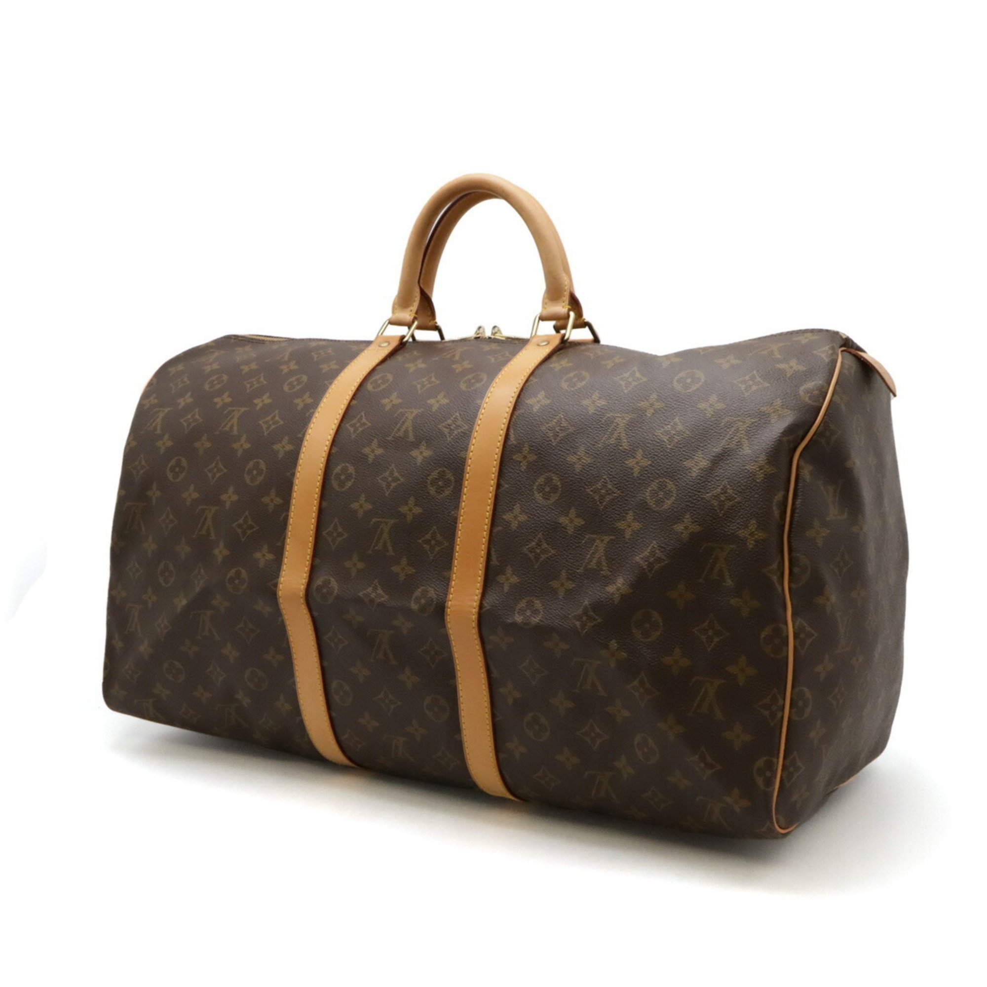 LOUIS VUITTON Louis Vuitton Monogram Keepall 55 Boston Bag Handbag Travel M41424