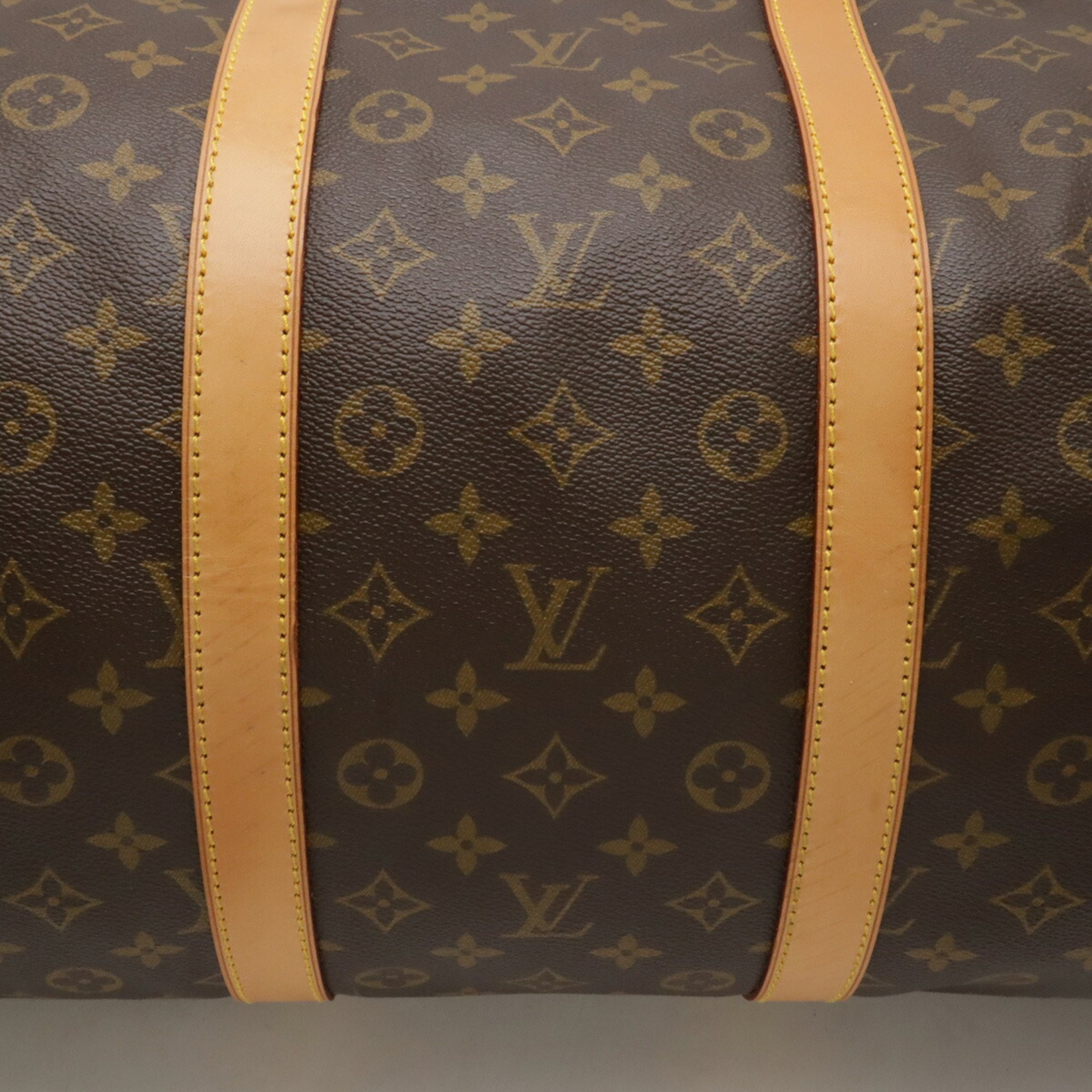 LOUIS VUITTON Louis Vuitton Monogram Keepall 55 Boston Bag Handbag Travel M41424