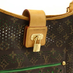 LOUIS VUITTON Louis Vuitton Monogram Perforated Musette Shoulder Bag Punching Vert Green M95173