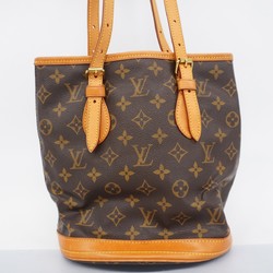 Louis Vuitton Tote Bag Monogram Bucket PM M42238 Brown Women's