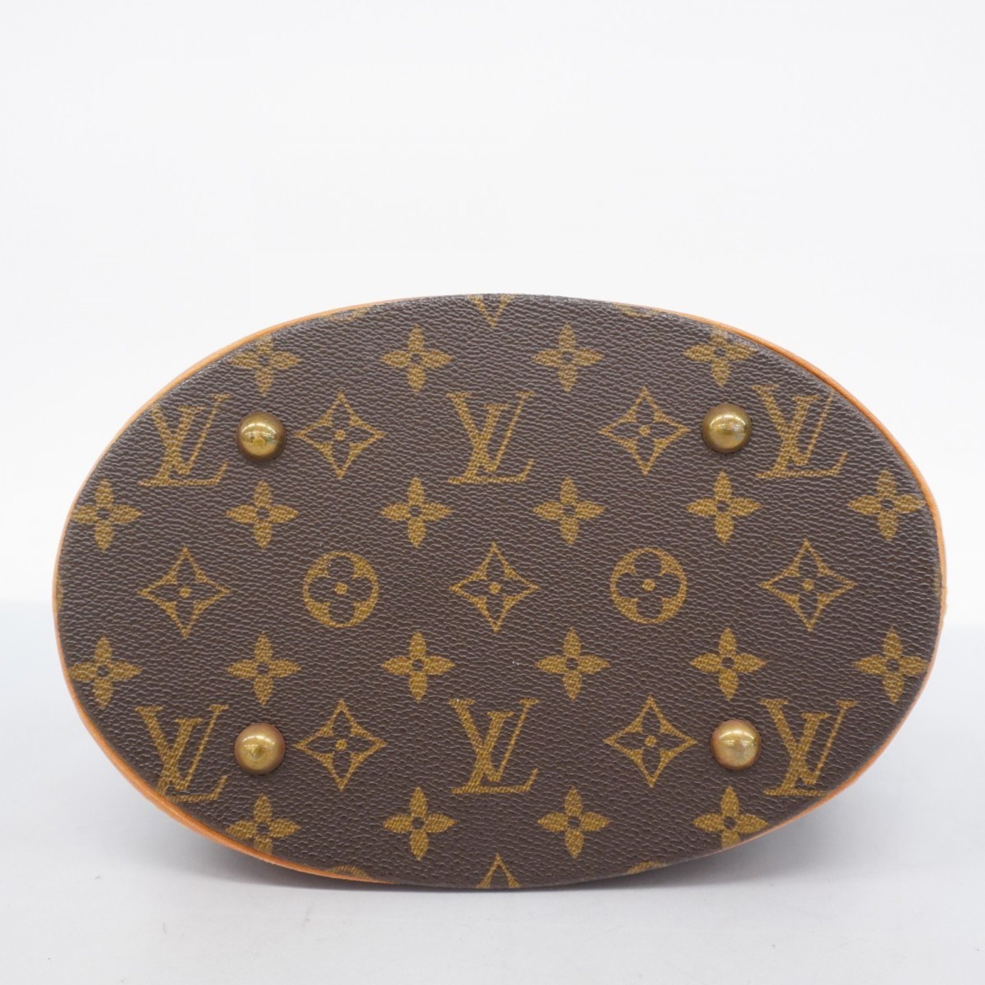 Louis Vuitton Tote Bag Monogram Bucket PM M42238 Brown Women's