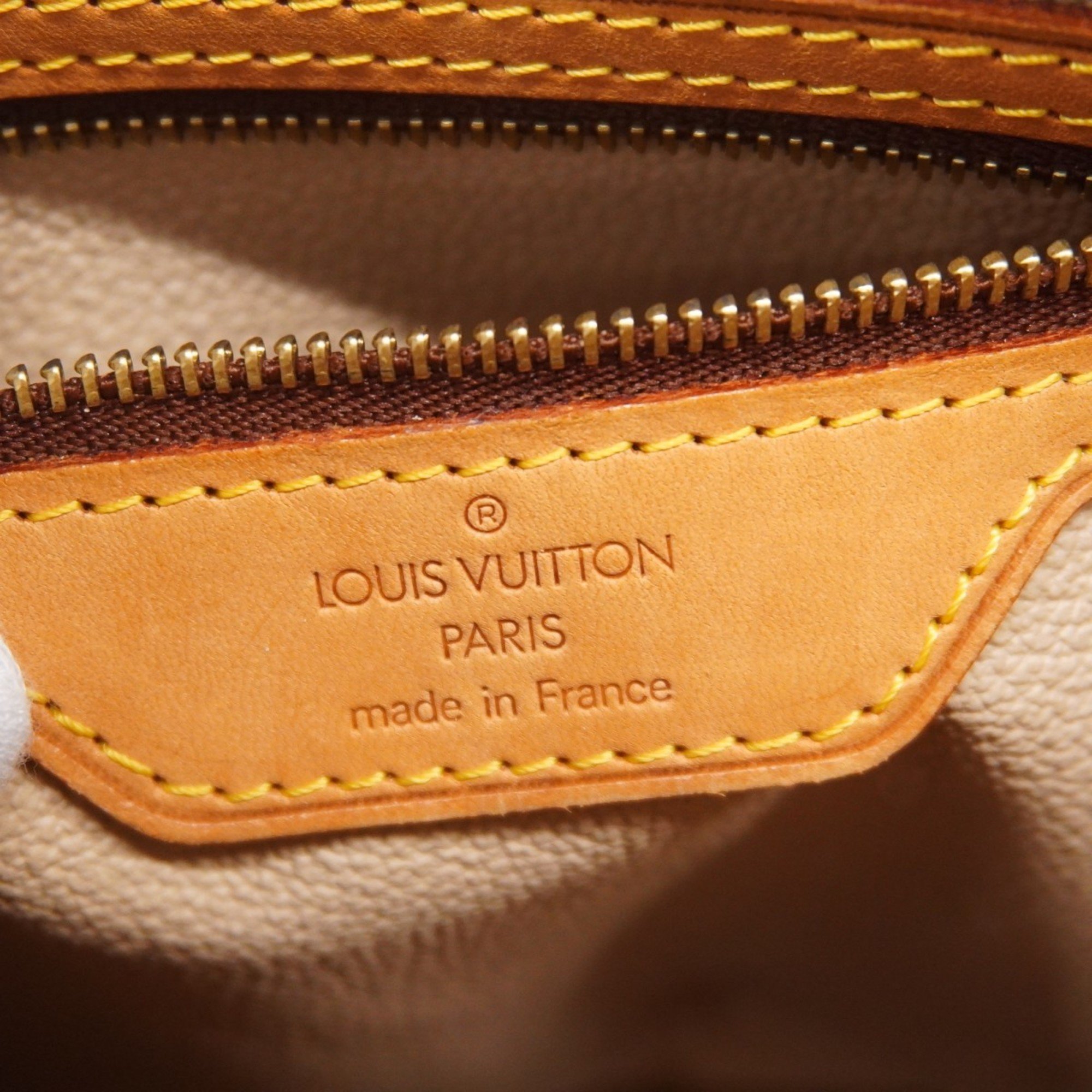 Louis Vuitton Tote Bag Monogram Bucket PM M42238 Brown Women's