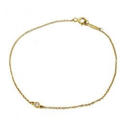 Tiffany Bracelet by the Yard 1PD Diamond K18YG Yellow Gold Ladies