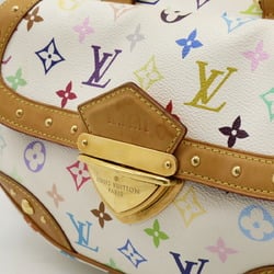 LOUIS VUITTON Louis Vuitton Monogram Multicolor Rita Handbag Shoulder Bag Blanc White Initials M40125