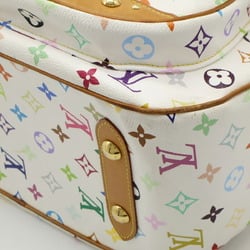 LOUIS VUITTON Louis Vuitton Monogram Multicolor Rita Handbag Shoulder Bag Blanc White Initials M40125