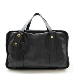 LOEWE Anagram Boston Bag Travel Leather Black