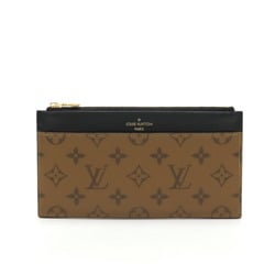 LOUIS VUITTON Louis Vuitton Monogram Reverse Purse Coin Case Wallet Card Pouch M80390