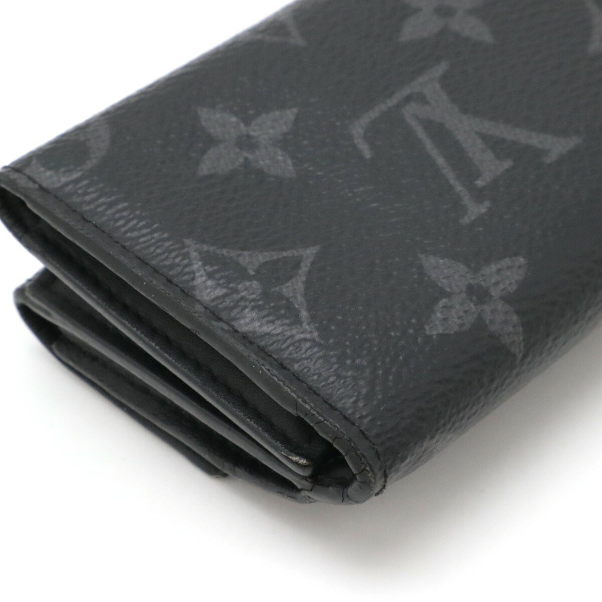 LOUIS VUITTON Louis Vuitton Monogram Eclipse Discovery Compact Wallet Tri-fold M67630