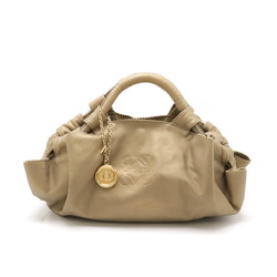 LOEWE Anagram Nappa Aire Handbag Leather Champagne Gold