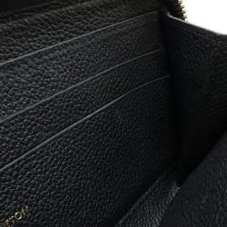 LOUIS VUITTON Louis Vuitton Monogram Empreinte Zippy Wallet Round Long Leather Noir Black M60571