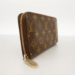 Louis Vuitton Long Wallet Monogram Zippy M60017 Brown Men's Women's