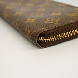 Louis Vuitton Long Wallet Monogram Zippy M60017 Brown Men's Women's