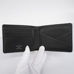 Louis Vuitton Wallet Monogram Eclipse Portefeuille Multiple M61695 Black Men's