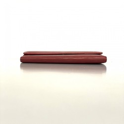 Louis Vuitton Tri-fold Long Wallet Epi Portefeuille International M63387 Castilian Red Women's