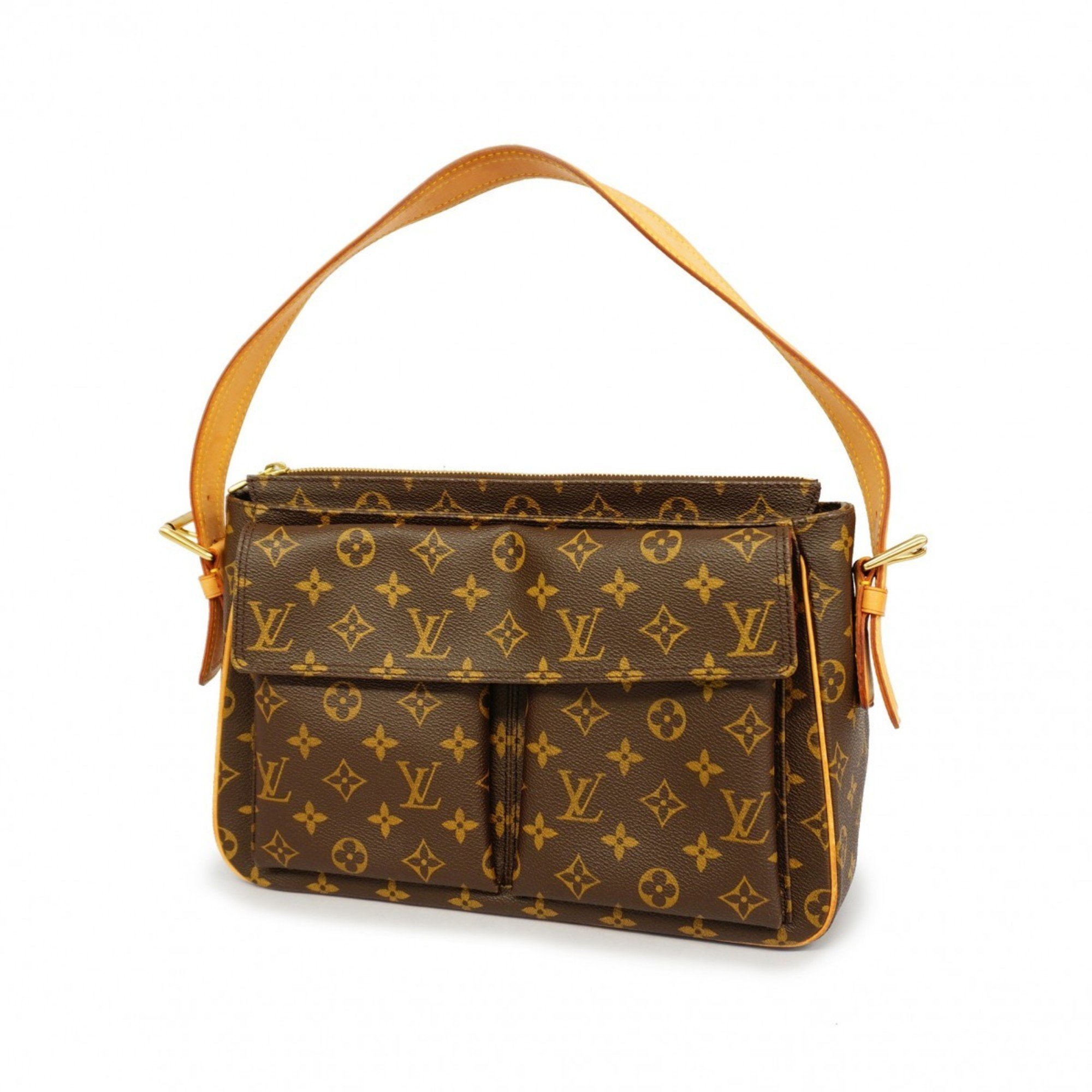 Louis Vuitton Shoulder Bag Monogram Vivacite GM M51163 Brown Ladies