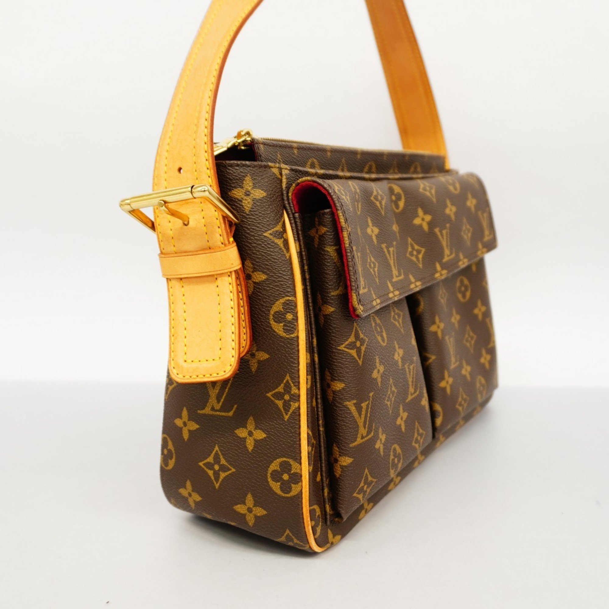 Louis Vuitton Shoulder Bag Monogram Vivacite GM M51163 Brown Ladies