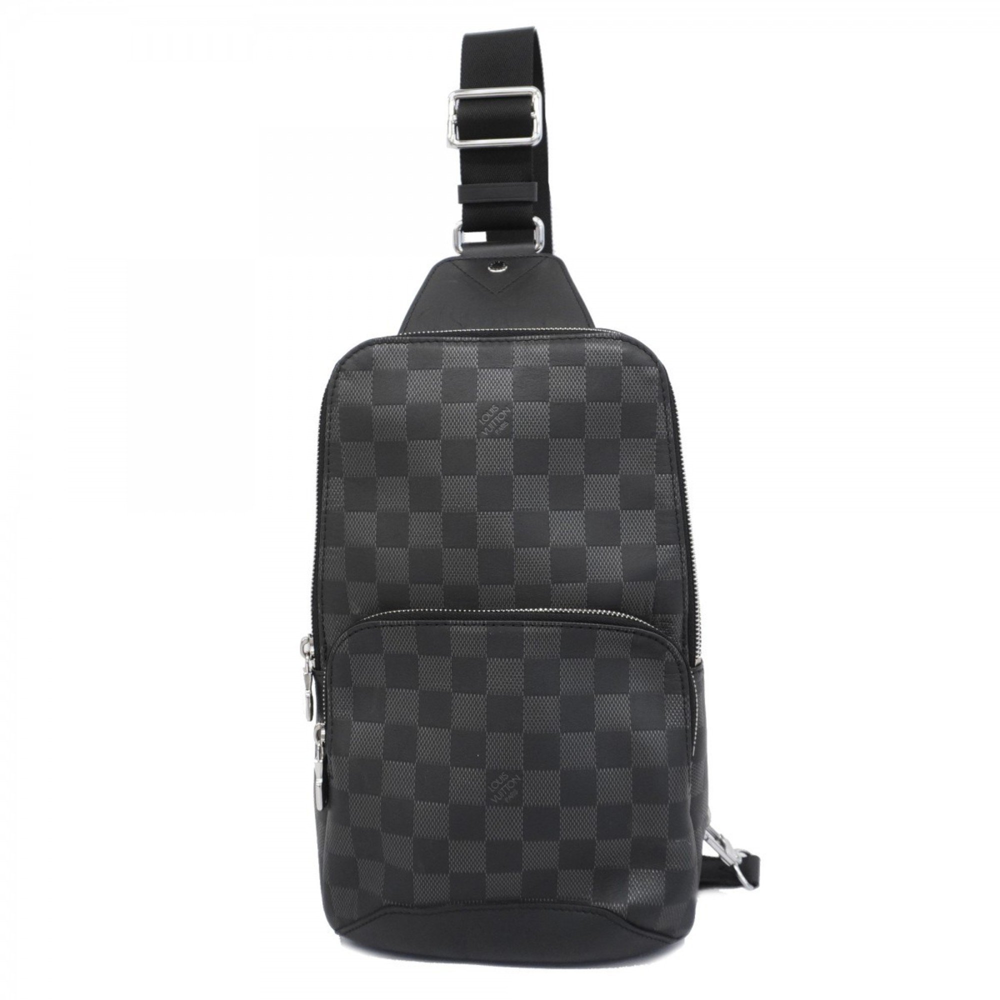 Louis Vuitton Body Bag Damier Infinie Avenue N40303 Black Men's